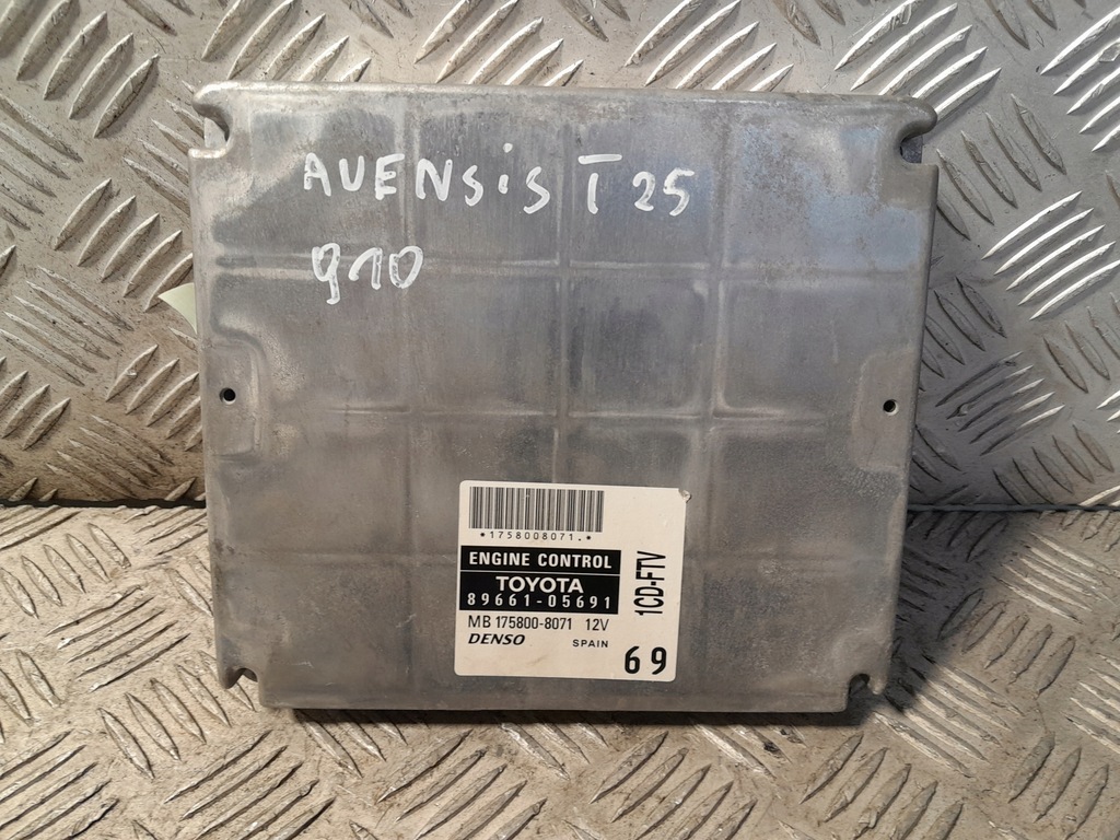 фото №1, Toyota avensis t25 бортовий комп'ютер блок керування двигуна