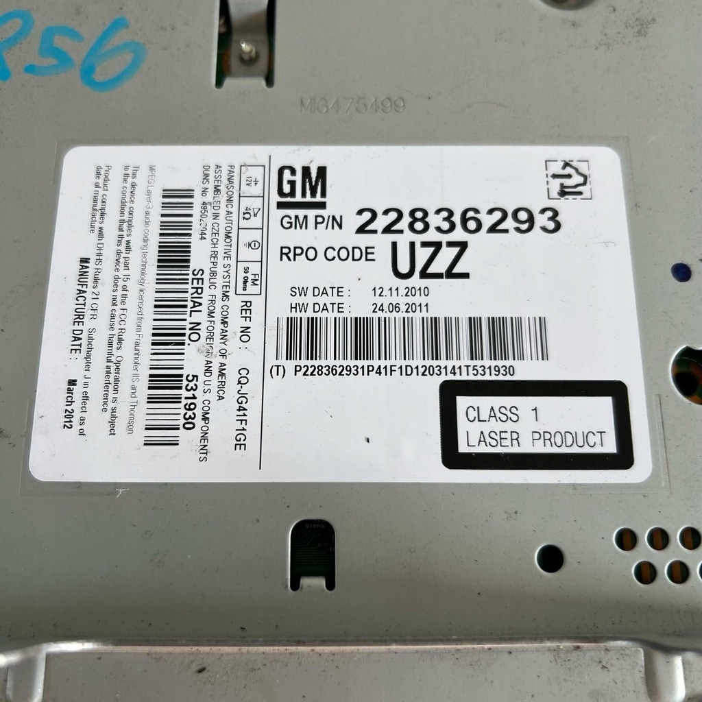 фото №8, Радио opel meriva b радиопроигрыватель cd mg475499