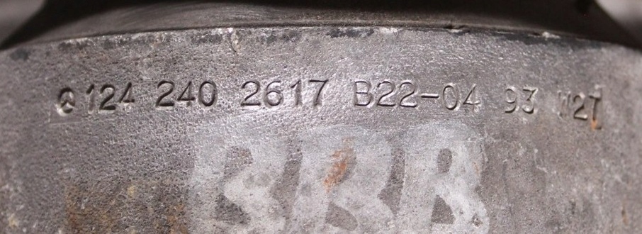 Купити Подушка кронштейн двигуна mercedes w140 93r 1242402617