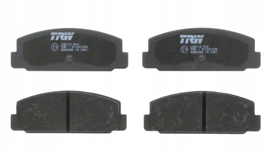 фото №1, Trw gdb3088 набір гальмівних колодок гальмівних, гальма дискові