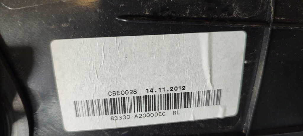 фото №6, Kia ceed ii kombi 12r обшивка оббивка двері лівий задня 83370-a2000