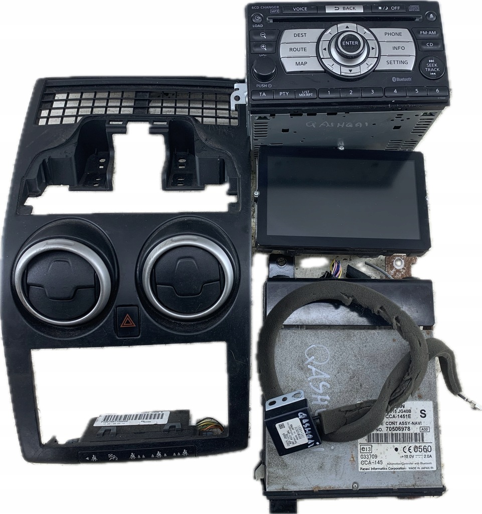 фото №1, Nissan qashqai j10 радио навигация дисплей считыватель