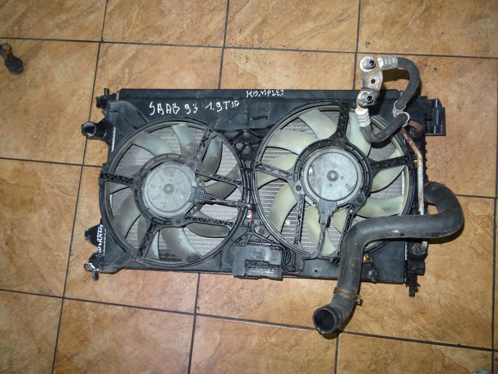 фото №1, Saab 93 1.9tid радіатор вентилятор