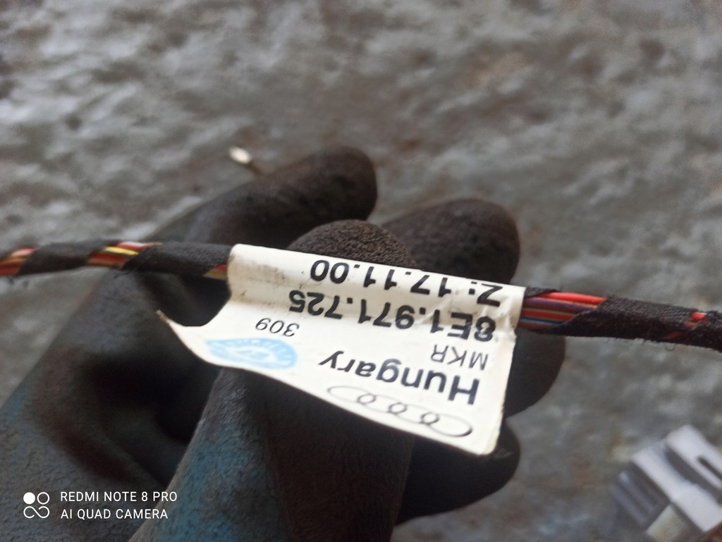 фото №5, Жгут вентиляторов поперечина передний audi a4 b6 8e1971725