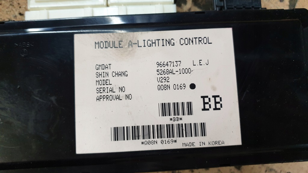 фото №2, Chevrolet epica модуль блок керування світла