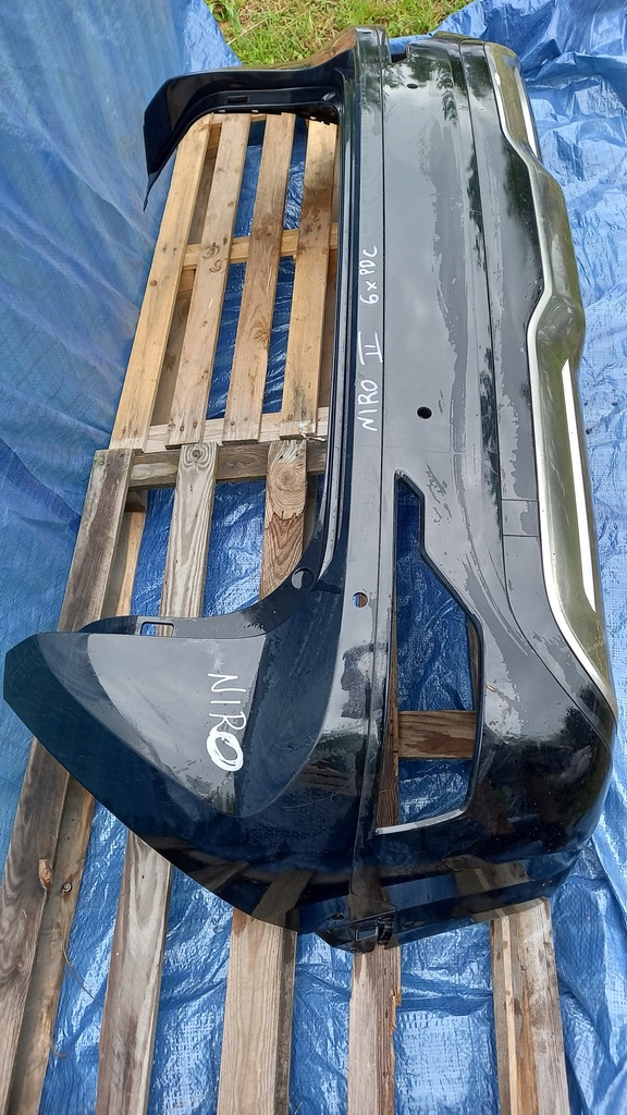 фото №7, Kia niro ii 2022 2023 бампер задній задня чорний 6xpdc