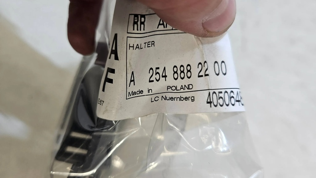 фото №2, Кронштейн решётка заглушка радара задняя mercedes glc x254 nowa