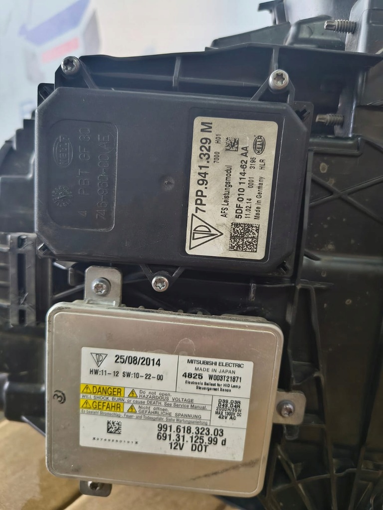 фото №16, Лампа передняя фара левый правый porsche macan 95b 14-18r bi-xenon