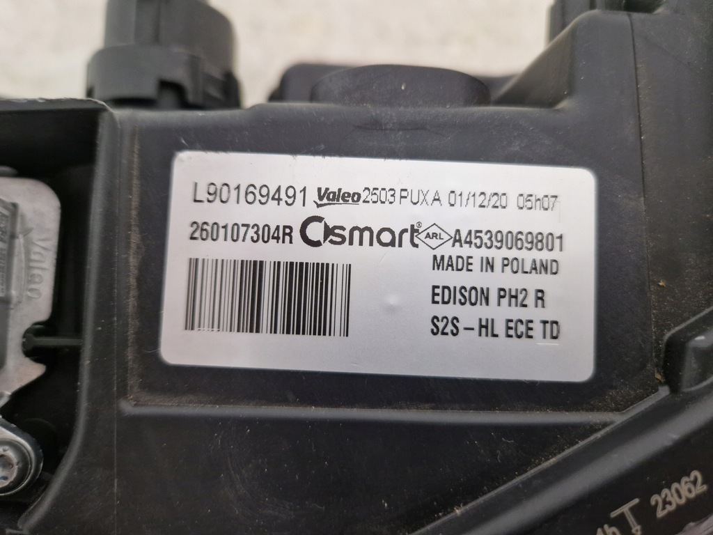 фото №5, Лампа лівий перед full led smart fortwo forfour 453