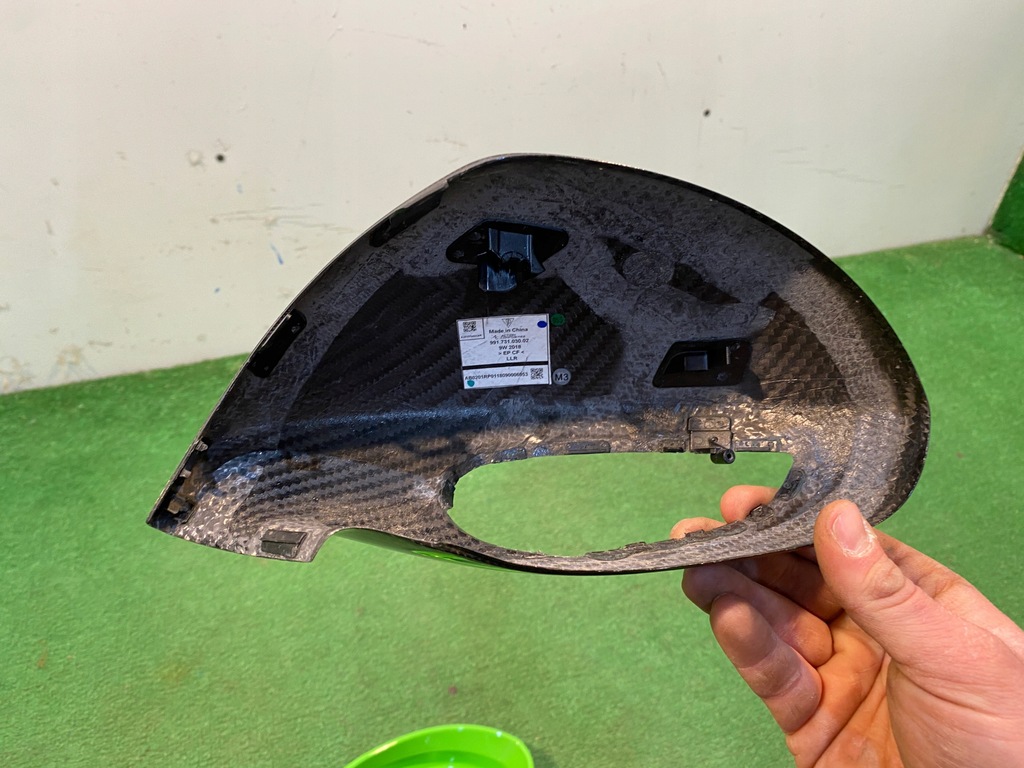 фото №10, Porsche 911 991 gt3 корпус дзеркало накладка дзеркало праве карбон