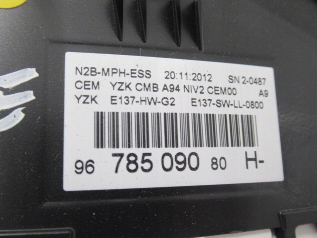 фото №8, Peugeot 2008 лічильник прилади 9678509080 anglia