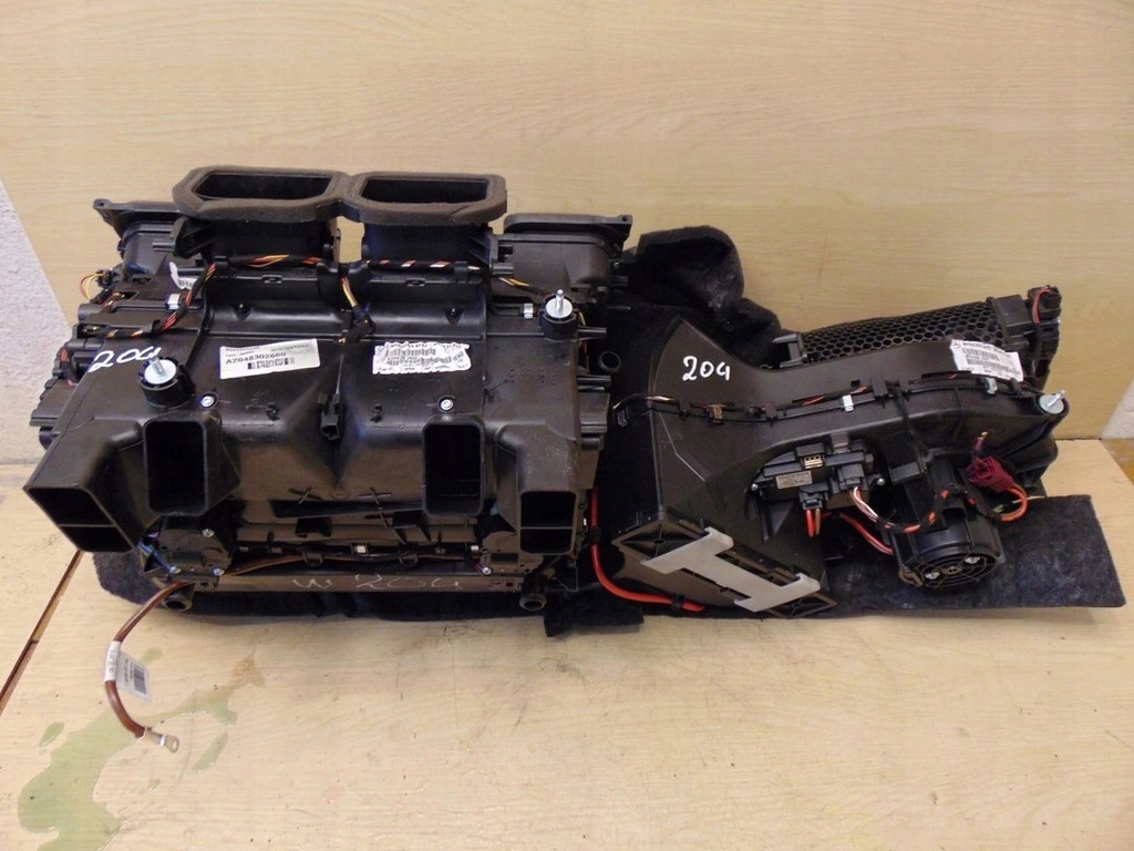 фото №1, Обігрівач кондиціонера mercedes w204 +вентилятор