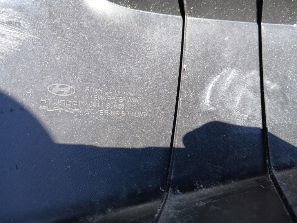 фото №13, Hyundai i30 n-line 17- диффузор спойлер бампера задняя oryg