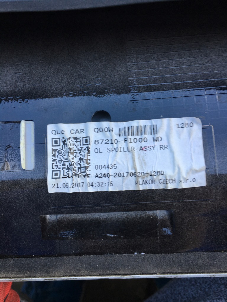 фото №8, Спойлер крышки 87210-2y000 hyundai ix35