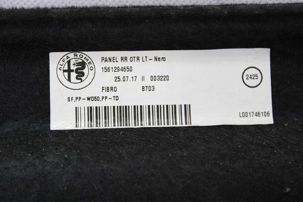 фото №15, Alfa romeo stelvio 2.0t q4 обшивка багажника левый задняя 1561294650