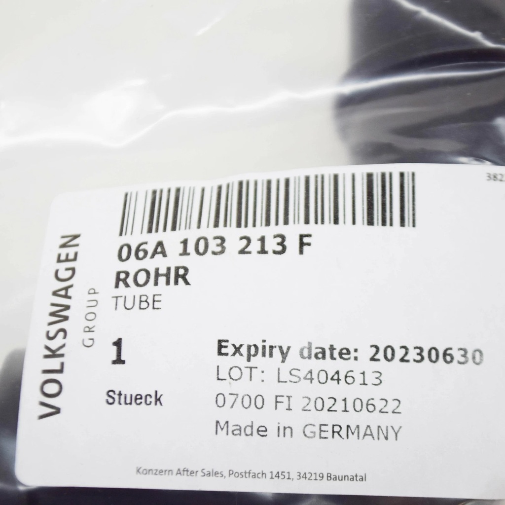 фото №8, Audi tt 8n картера вентиляционный клапан шланг 06a103213f 1.8 бензин