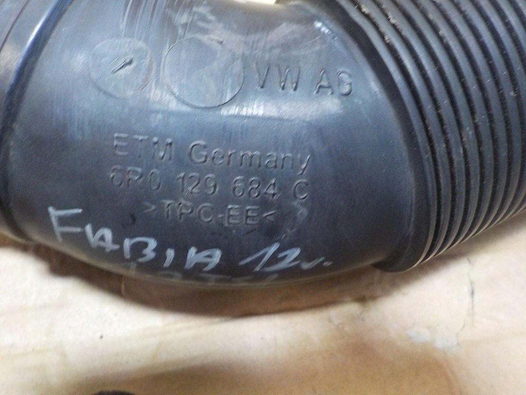 фото №5, Шланг воздуха fabia ii 12r. 6r0129684c