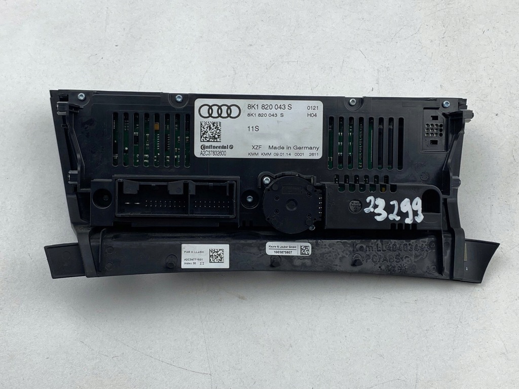 фото №7, 2014 audi q5 sq5 панель кондиционера 8k1820043s