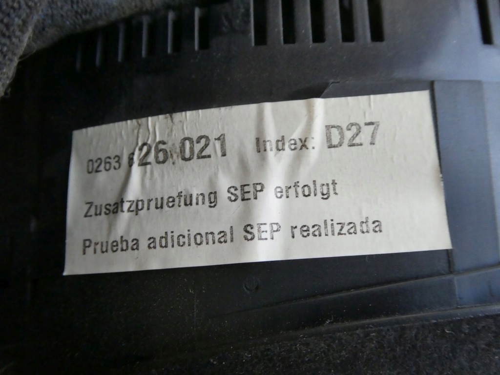 фото №7, Лічильник прилади audi a4 b6 2.0b 8e0920900h 0263626021