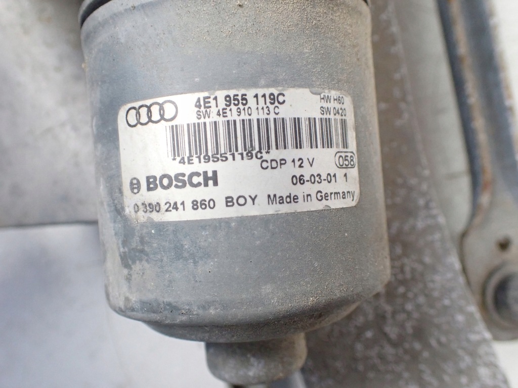 фото №9, Механізм двірник з двигун audi a8 s8 d3 5.2 короткий 4e1955023m