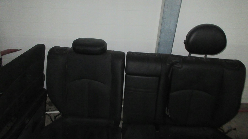 фото №10, Mercedes w211 сидіння сидіння оббивка шкіра czarna kombi