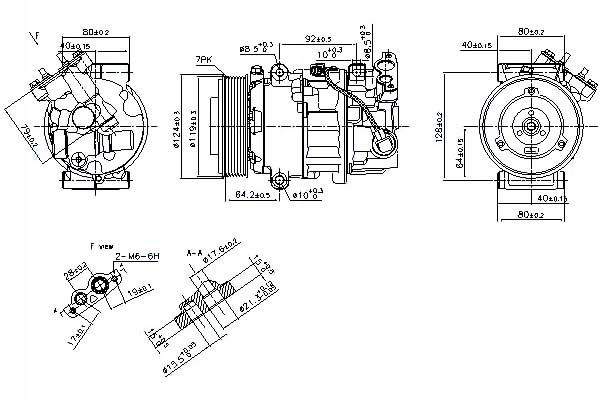 фото №2, Компрессор кондиционера renault grand scenic iii me