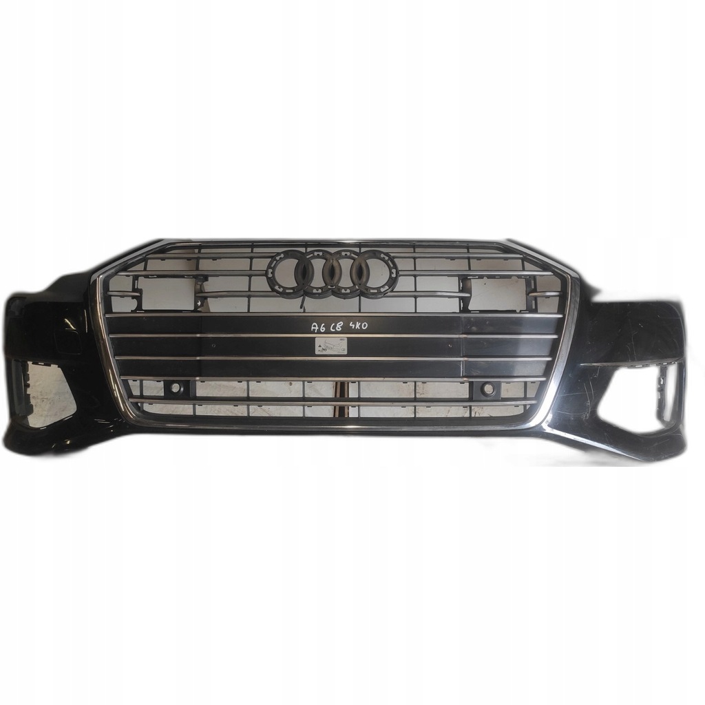 фото №1, Audi a6 c8 4k0 18- бампер передній решітка радіатора