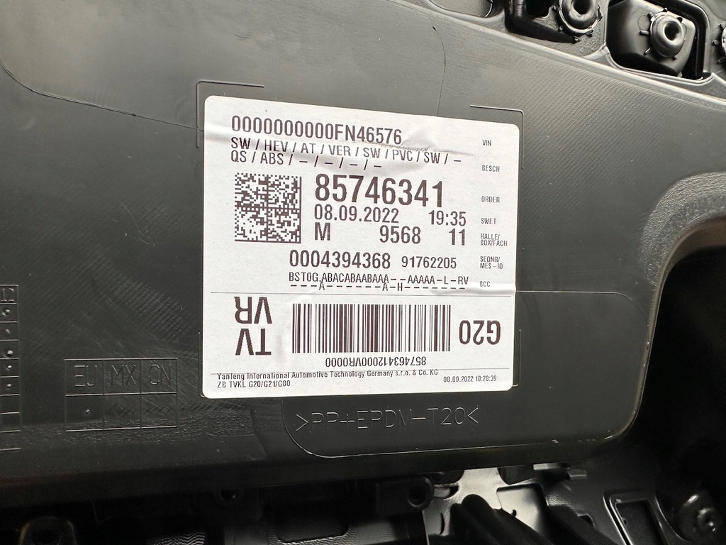 фото №7, Сидіння обшивки заднє сидіння спинка салон середина bmw 3 g21