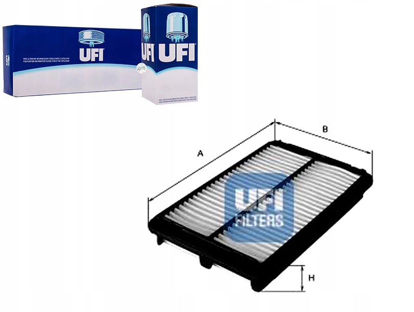 Купить Фильтр воздуха ufi 2811308000 281132f250 ala1909