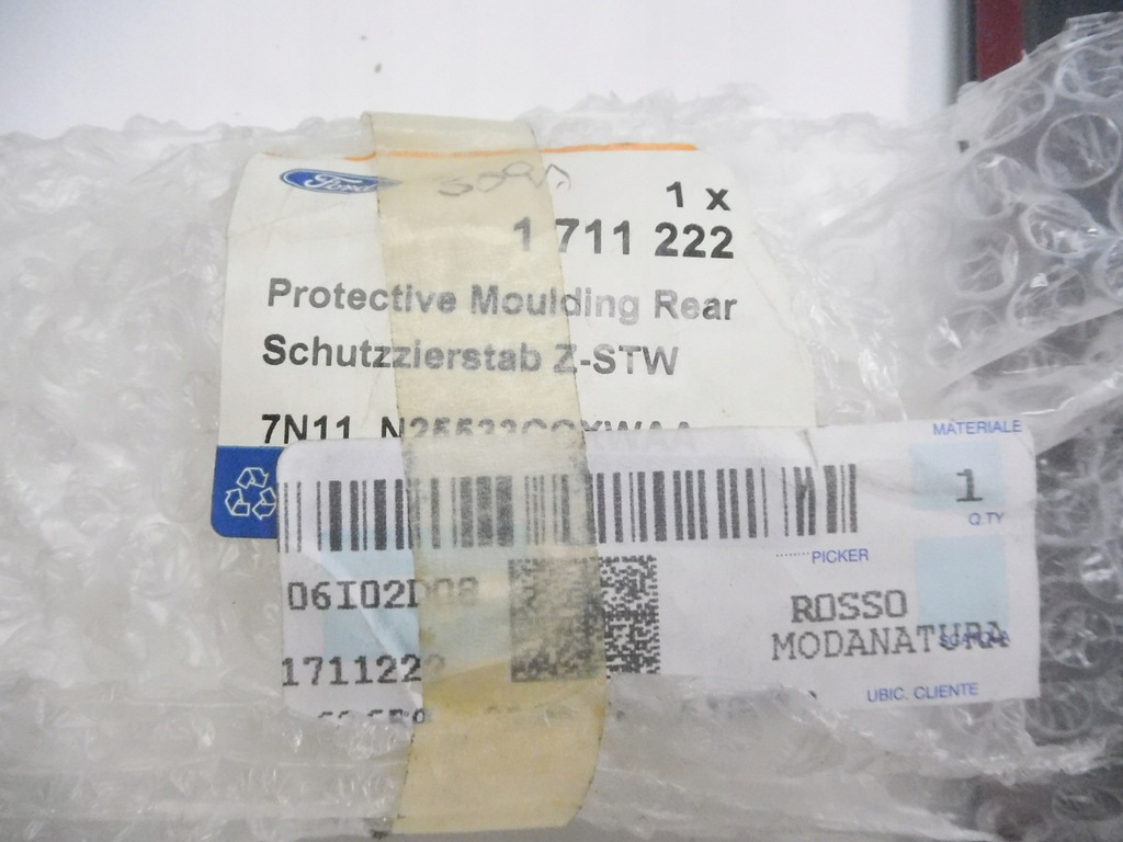 фото №12, Молдинг двері задніх лівих ford fusion 2002 - 2012 оригінальний номер 1711222