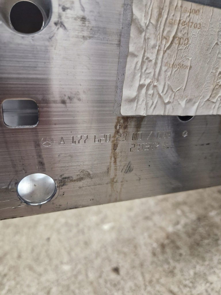 фото №10, Mercedes a-klasa a177 177 pas передний 1,3 усилитель радиатор демонтаж