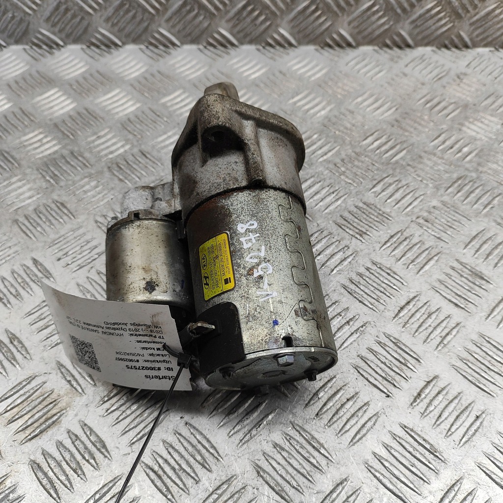 фото №2, Hyundai santa fe 2019 стартер