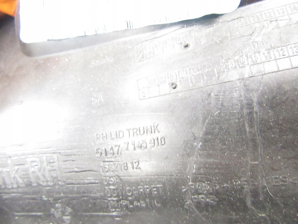 фото №7, Захист багажника корпус оббивка права bmw e70 x5