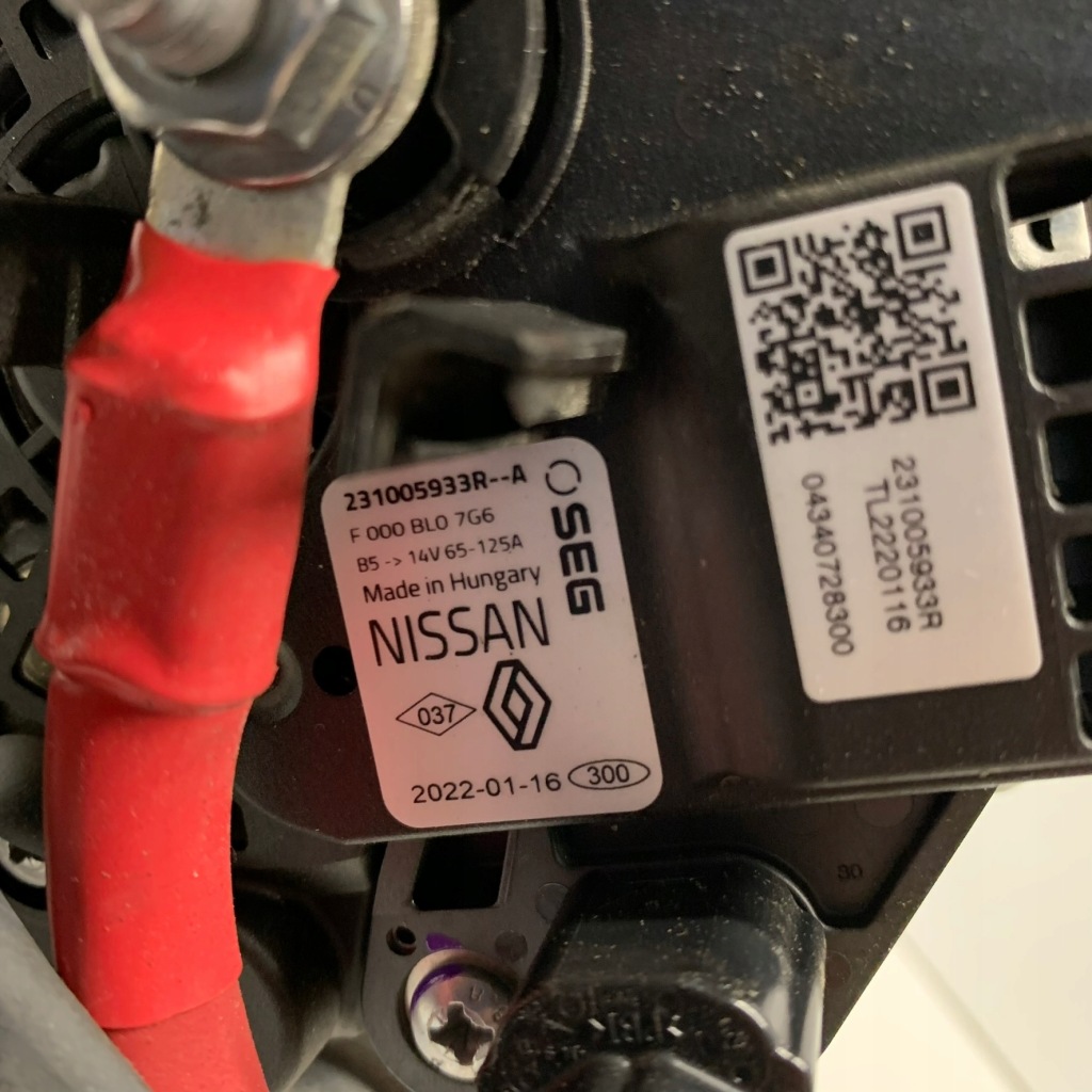 Renault express ii 1.5 dci генератор 231005933r Оригінал