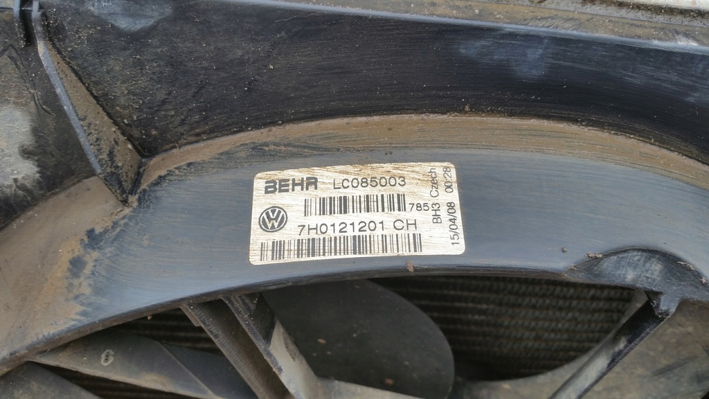 фото №13, Vw t5 transporter 2.5 tdi радіатор вентилятор