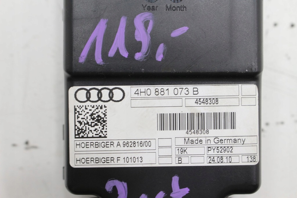 фото №9, Блок керування модуль сидіння 4h0881073b audi a8 d4