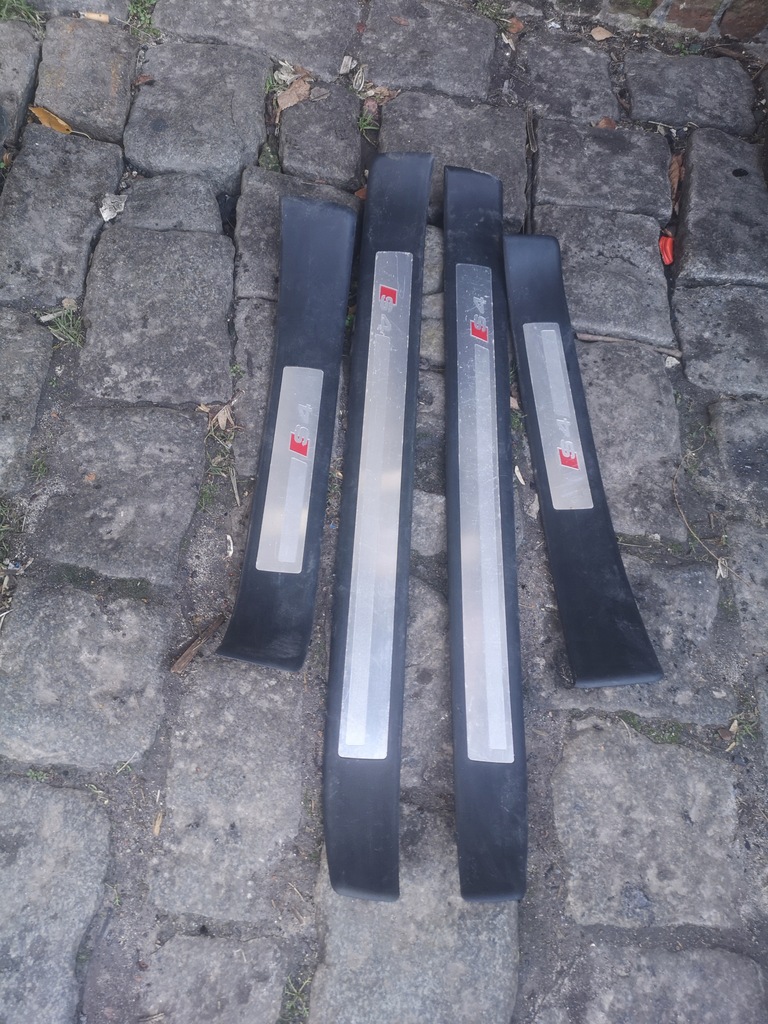 фото №1, Накладки порогові комплект audi s4 b6 b7