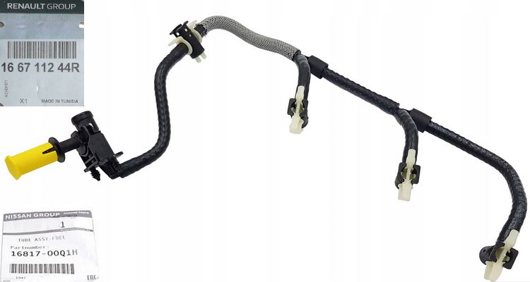 фото №1, Шланг зливна трубка форсунок master iii 2.3 dci оригінал