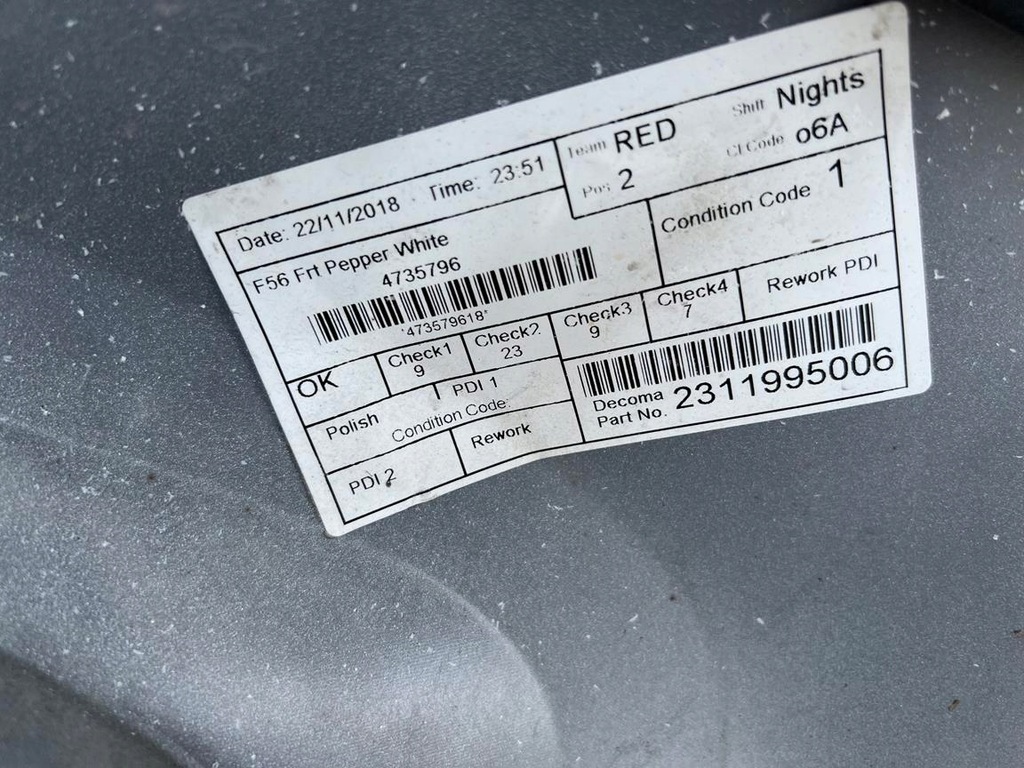 фото №6, Бампер перед передний mini cooper one f56 14-