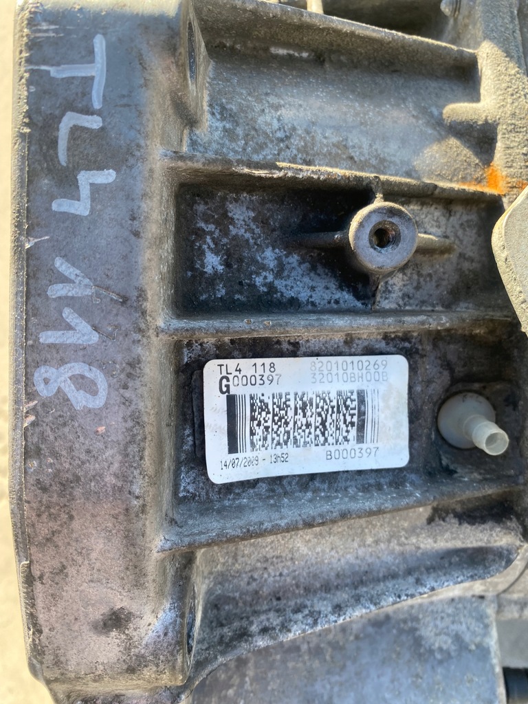 фото №5, Коробка передач передач renault nissan versa note qashqai 1.5 dci tl4118