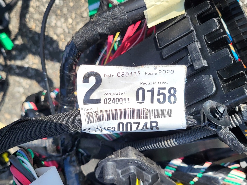 фото №9, Електропроводка салону джгут електрична renault laguna iii 3 kombi dci оригінальний номер eu