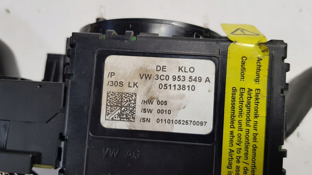 фото №12, Перемикач стрічка датчик vw passat b6