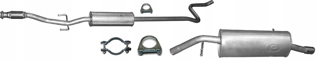 фото №1, Peugeot 207 1.6 cc 2007 - 8/2012 гаситель комплект