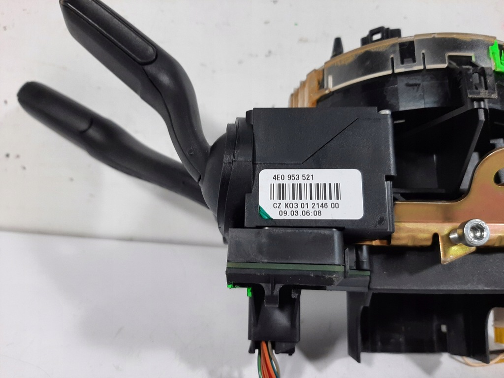 фото №13, Audi a4 b7 07r переключатель комбинированный лента круиз-контроль 8e0953549q 4e0953521