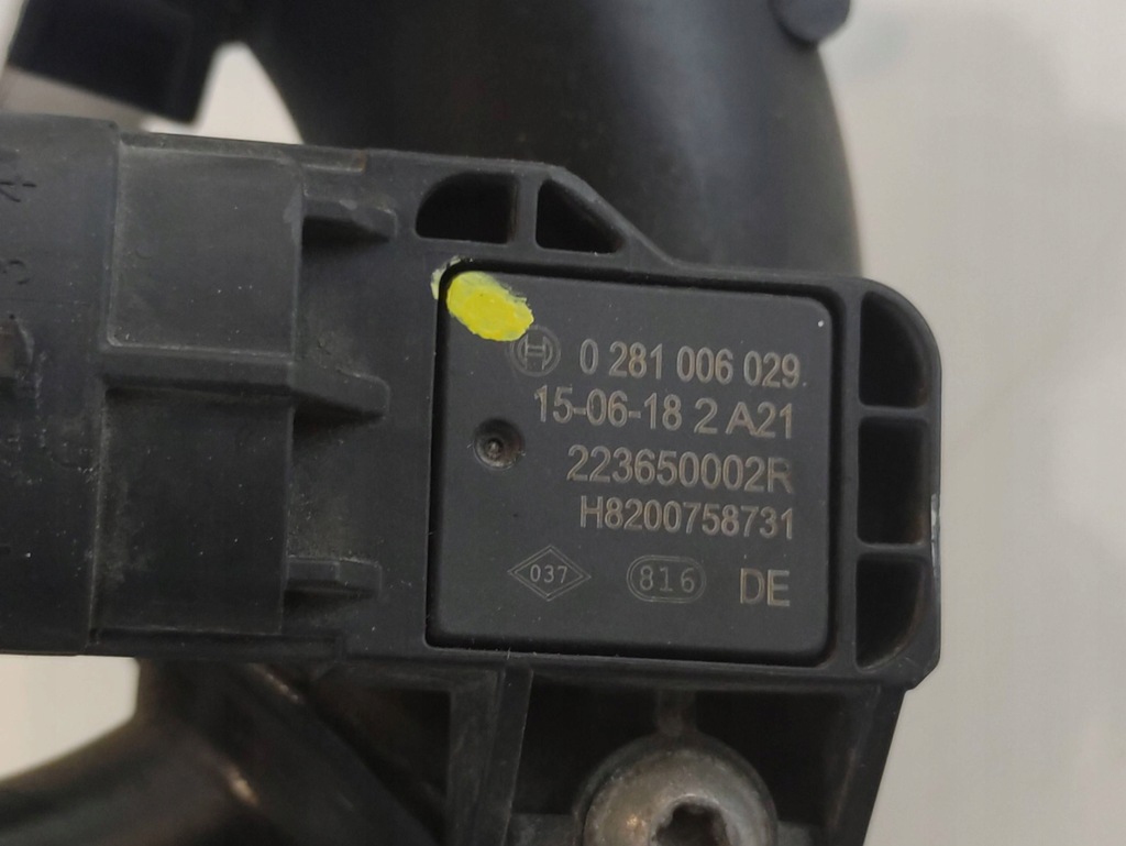 фото №7, Renault clio iv труба wąż шланг интеркулер 223650002r