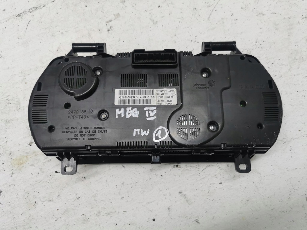 фото №8, Счетчик приборы renault megane iv gt p248103823r eu