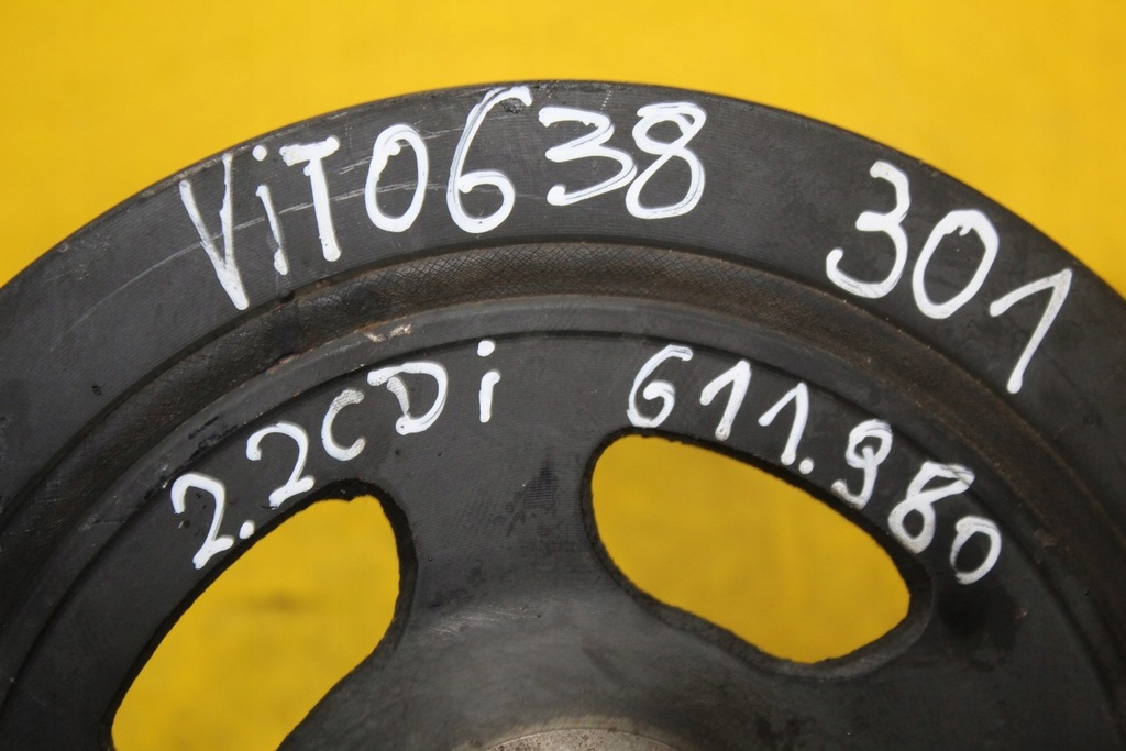 фото №5, Mercedes-benz оригинальный номер a6110300103 шкив