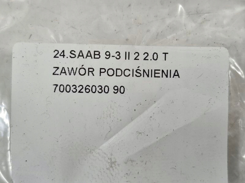 Saab 93 9-3 2 ii 2.0 t клапан вакуумa 700326030 с Разборки