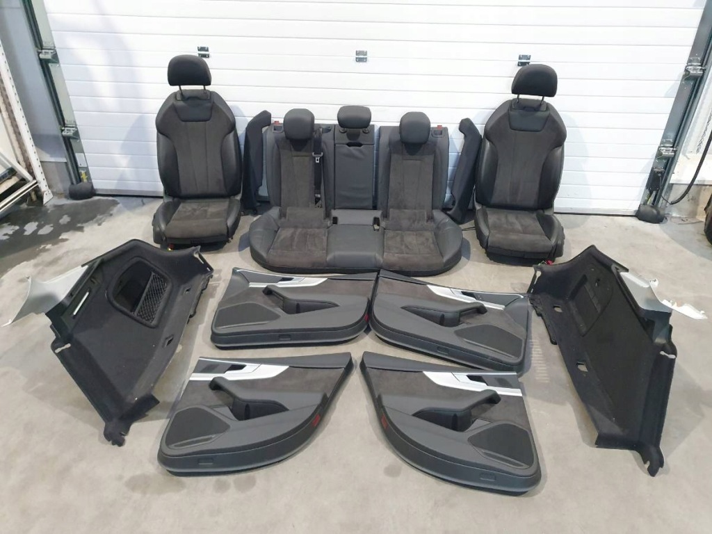 Купити Салон сидіння заднє сидіння обшивки комплект шкіра alcantara audi a5 f5 8w eu