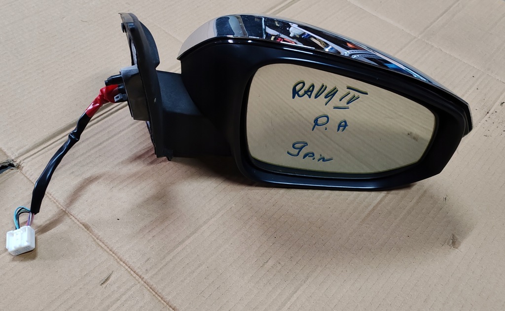 фото №7, Дзеркало праве електричний 9 pin хром toyota rav-4 iv 13-19